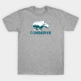 Conserve Rhinoceros T-Shirt